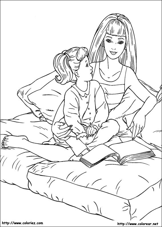 early 60s barbie coloring pages - photo #19