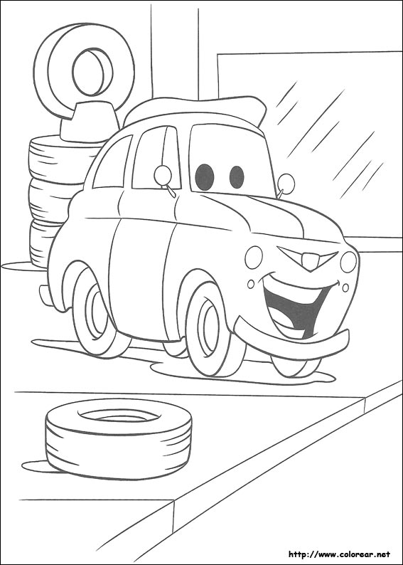 Dibujos Para Colorear De Cars