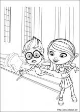 Dibujos De Las Aventuras De Peabody Y Sherman Para Colorear En Colorear Net