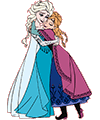 Frozen - el reino del hielo para colorear