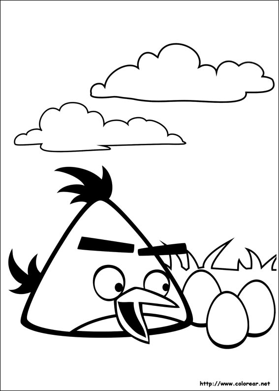 Dibujos Para Colorear De Angry Birds