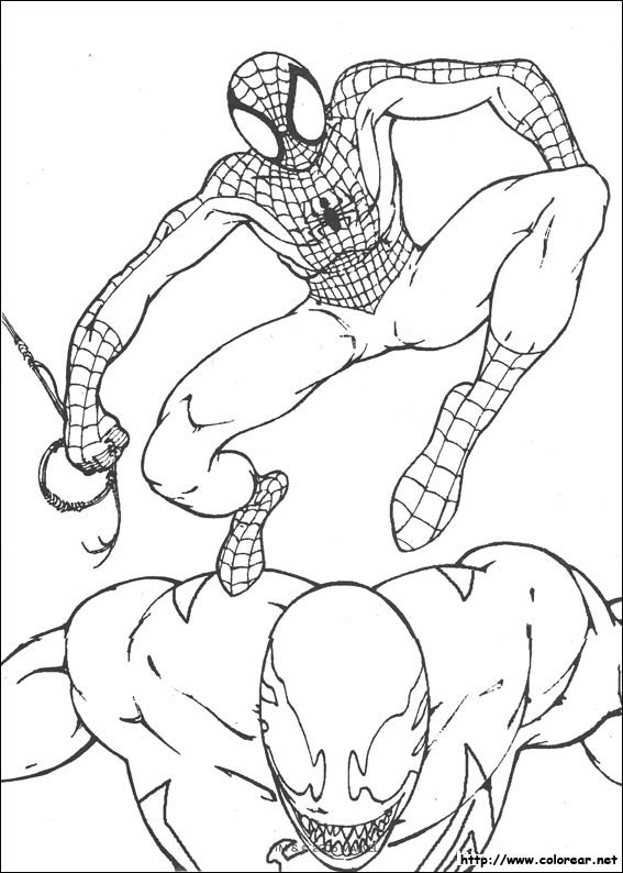 Dibujos para colorear de Spiderman