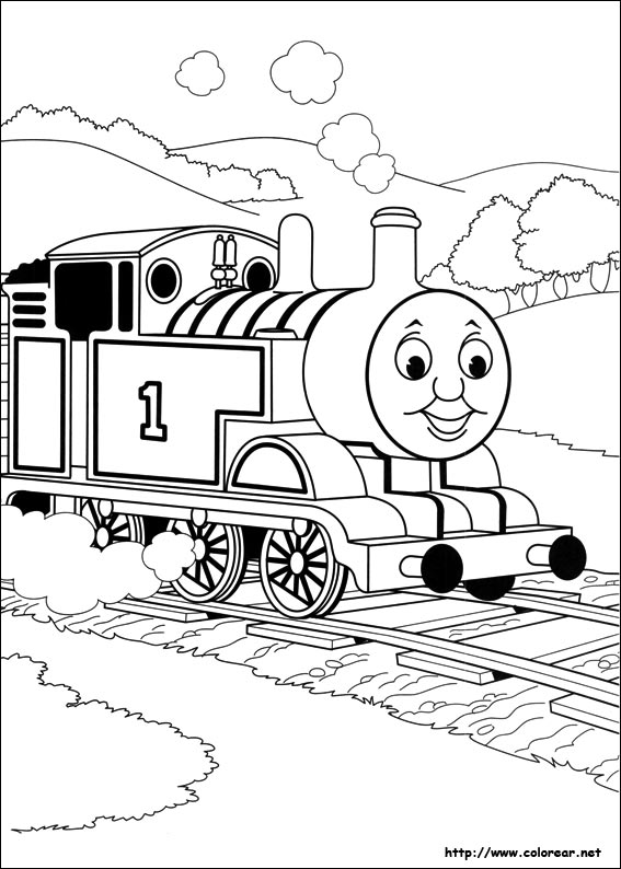 Dibujos para colorear de Thomas y sus amigos